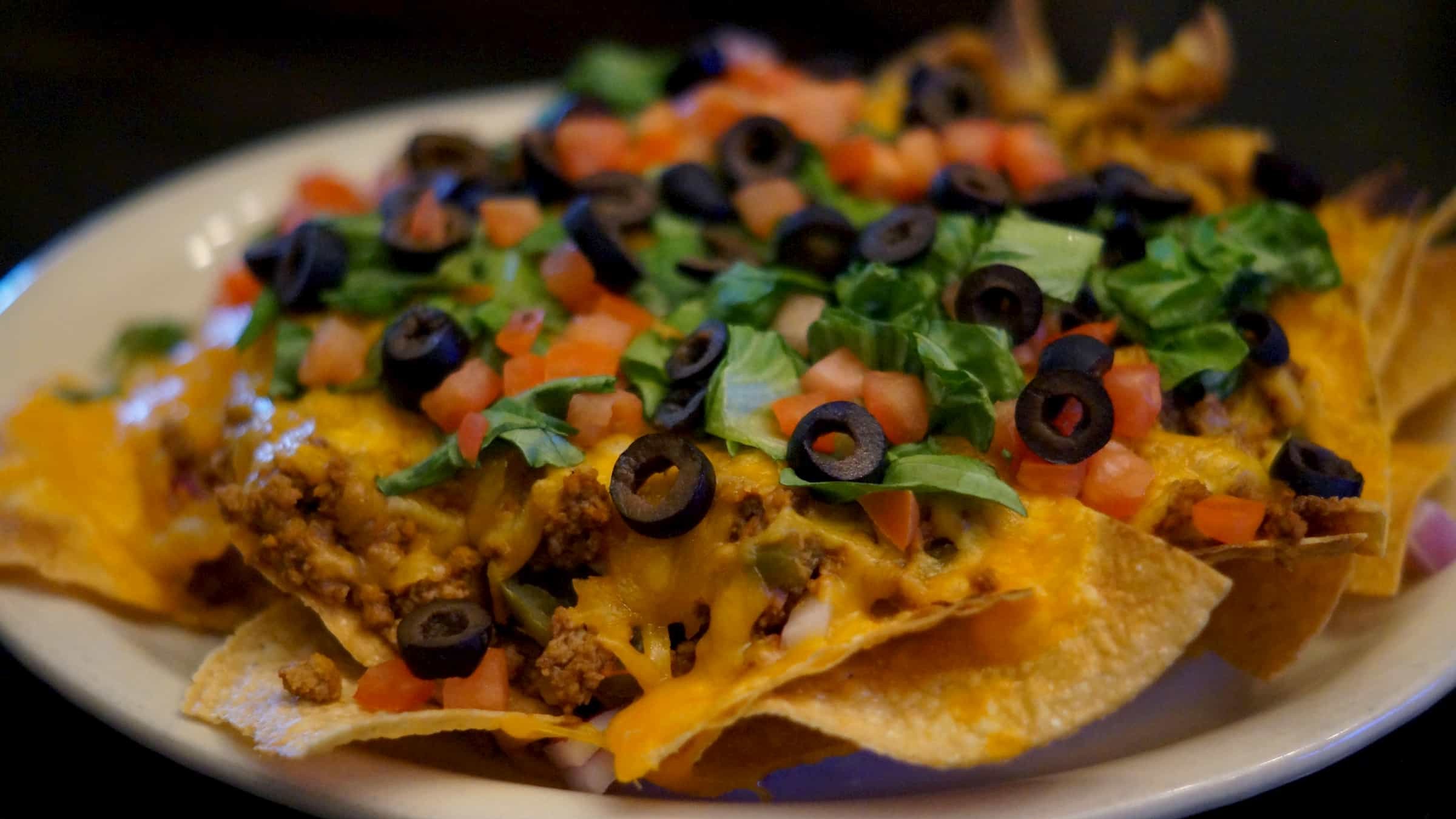 Loaded nachos from Mulligan's Grill