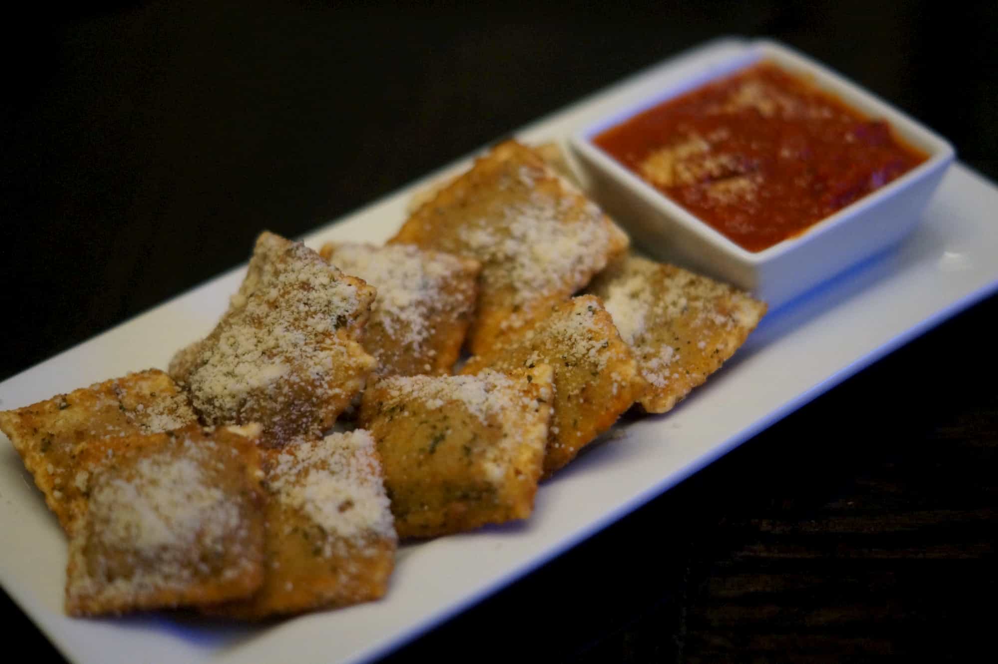 St. Louis toasted ravioli with marinara